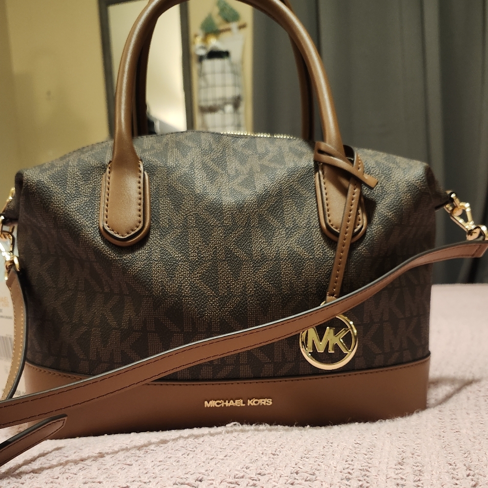 Michael Kors Dark Brown Signature Bag